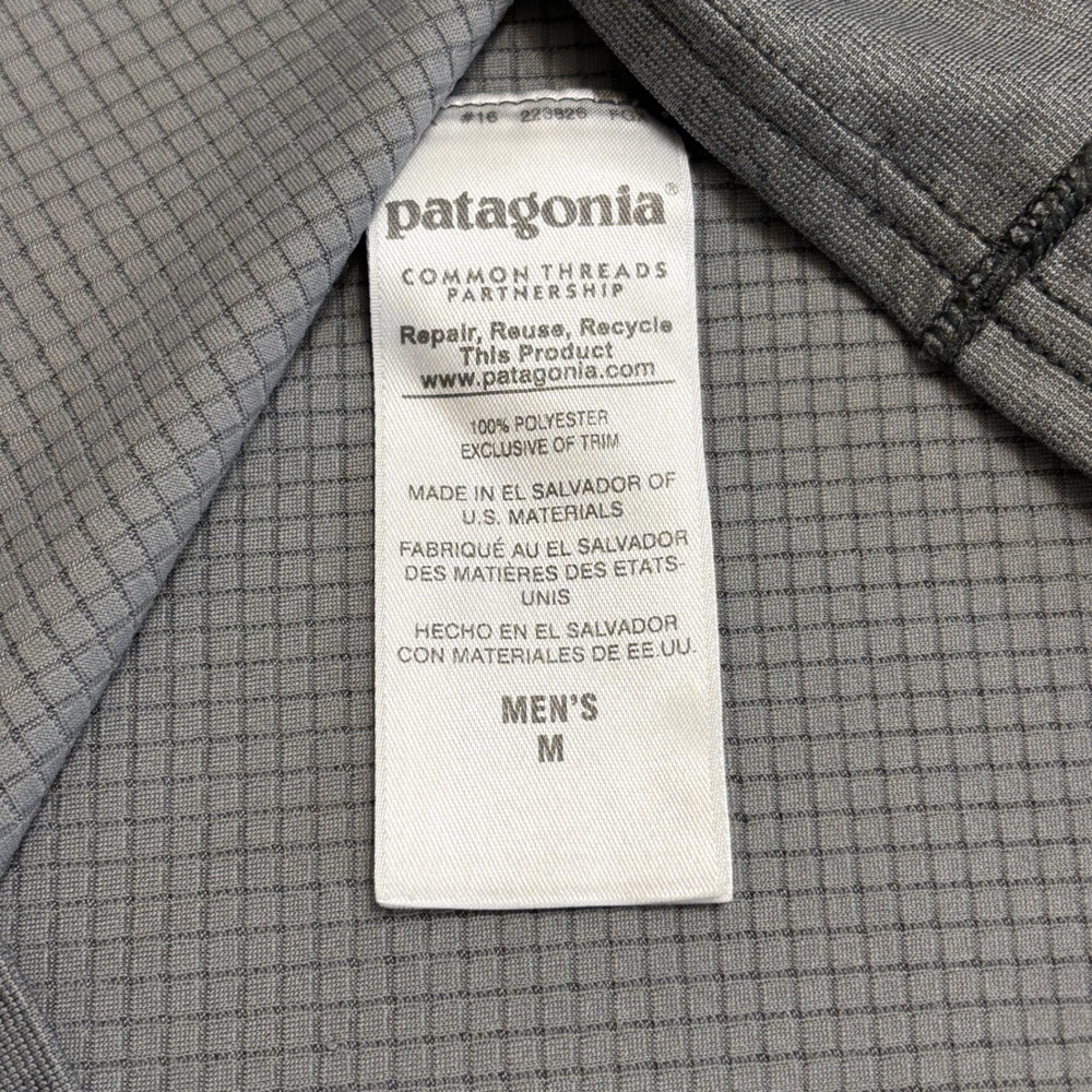 Patagonia Men's Midweight Capilene‎ Baselayer. Sz M Gray Zip Neck - Picture 10 of 10